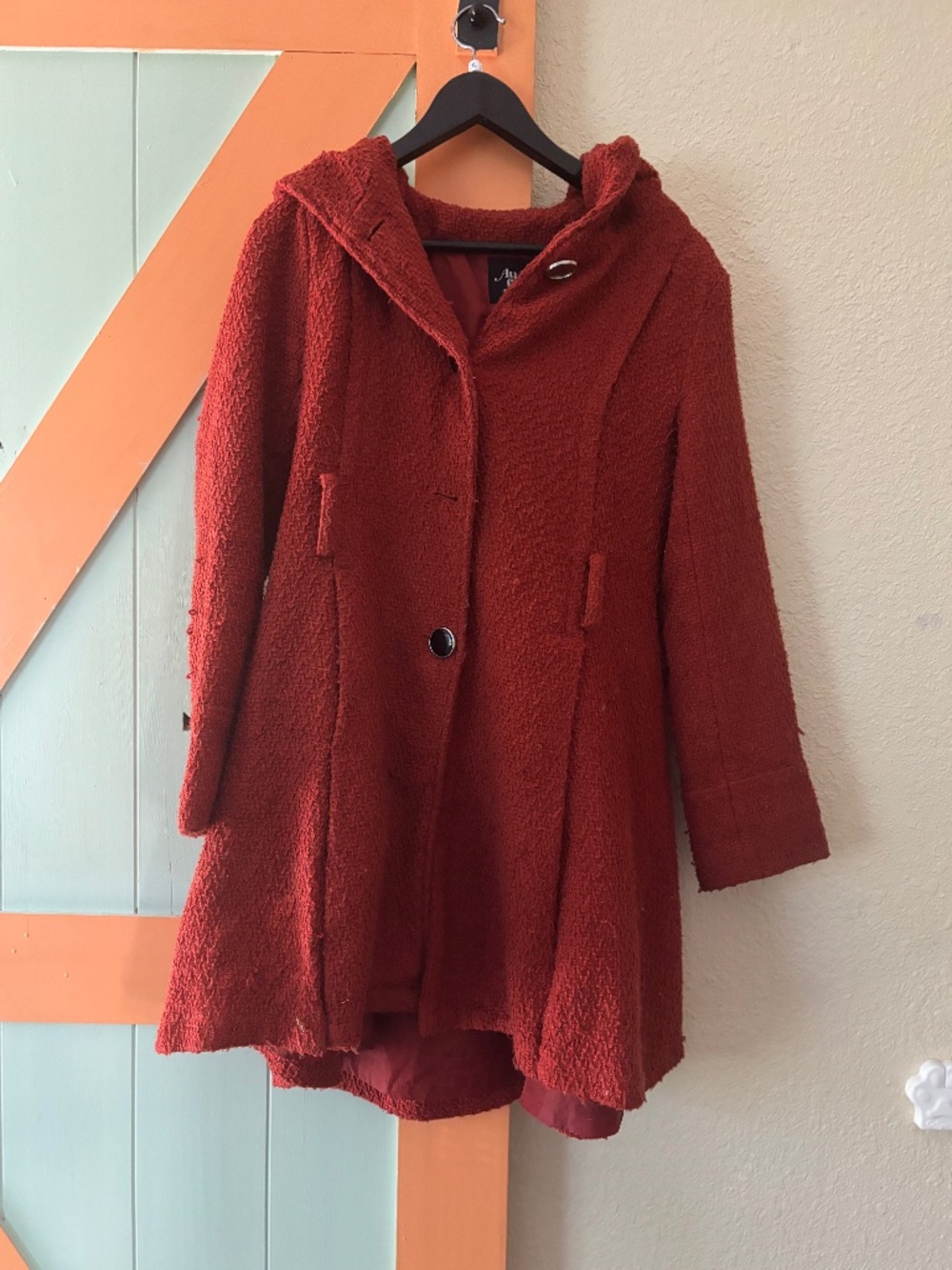 Hooded Wool Coat
